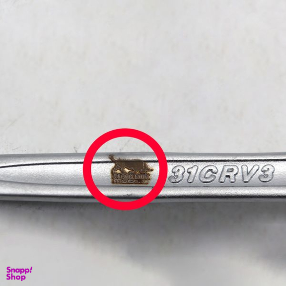 آچار دو سر رینگی مدل بلک بول کد YP-TU-18CM سایز 6-7 میلی متر
