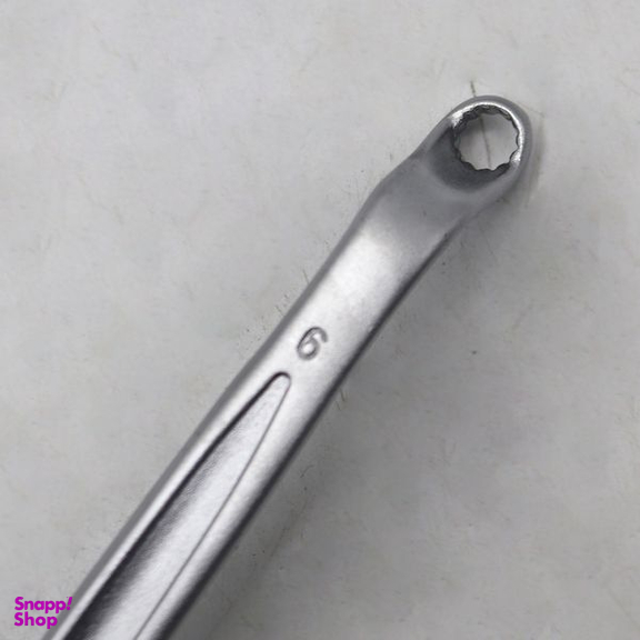 آچار دو سر رینگی مدل بلک بول کد YP-TU-18CM سایز 6-7 میلی متر