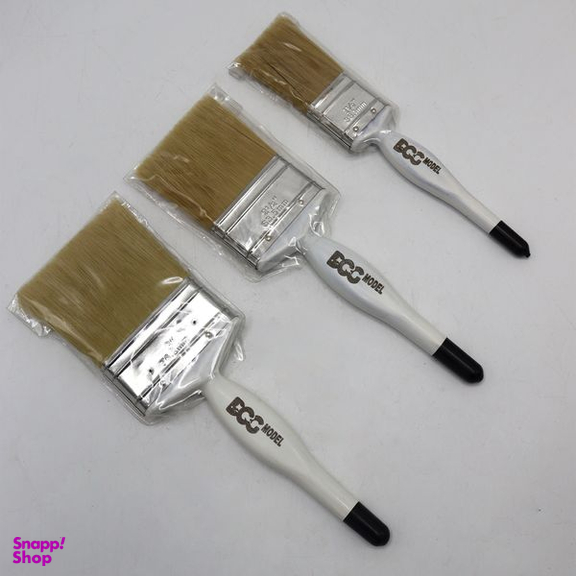 قلم مو نقاشی مدل داگ کد YP-ROGHANI-1.5-2.5-3INCH مجموعه 3 عددی