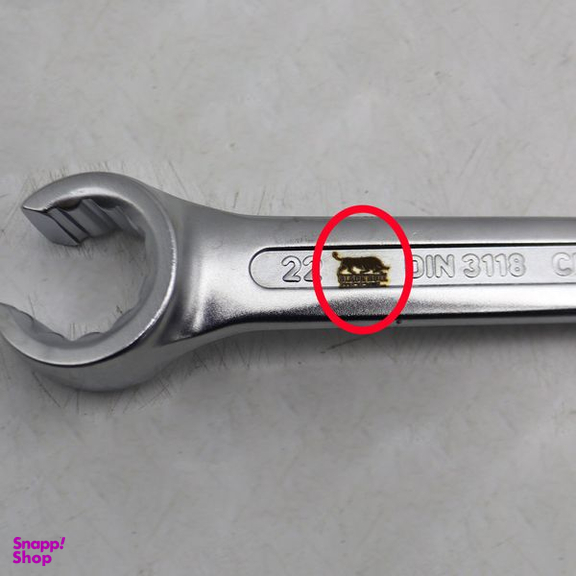آچار دو سر رینگی مدل بلک بول کد YP-CHAKDAR-20.5CM سایز 19-22 میلی متر