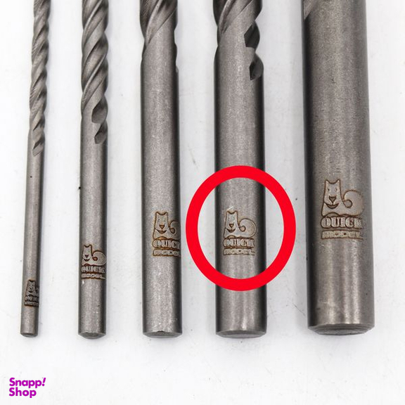 مته الماسه مدل کوییک کد YP-AL-GRANITE-STEEL-4-6-8-10-14MM سایز 4-14 میلی متر مجموعه 5 عددی