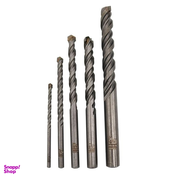 مته الماسه مدل کوییک کد YP-AL-GRANITE-STEEL-4-6-8-10-14MM سایز 4-14 میلی متر مجموعه 5 عددی