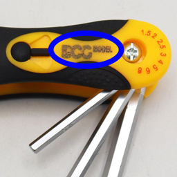 آچار آلن مشتی مدل داگ کد YPH-6GHOSH-SETAREI مجموعه 2 عددی