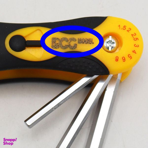 آچار آلن مشتی مدل داگ کد YPH-6GHOSH-SETAREI مجموعه 2 عددی