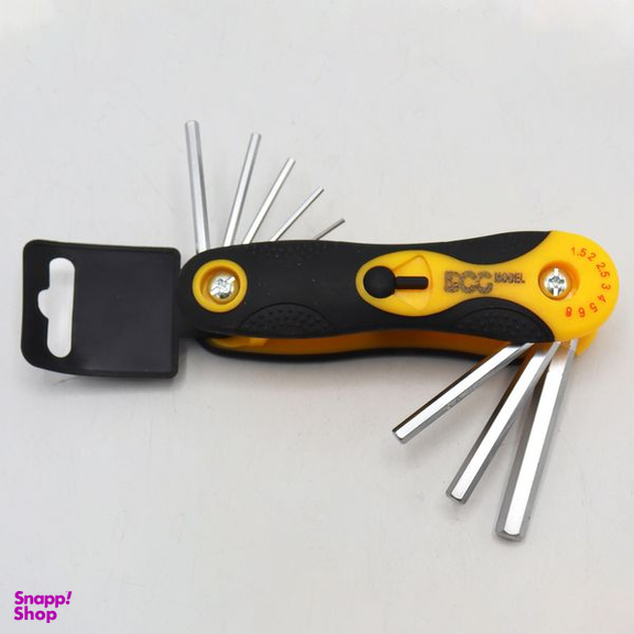 آچار آلن شش گوش مدل داگ کد YPH-6GOSH-1.5-8MM مجموعه 8 عددی