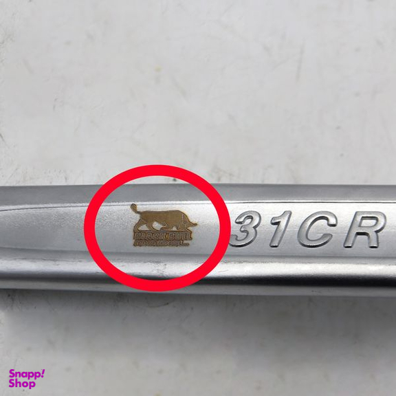 آچار دو سر رینگی مدل بلک بول کد YP-TU-38CM سایز 30-32 میلی متر