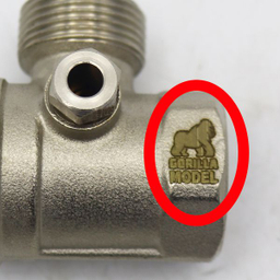 شیر یکطرفه کمپرسور باد صنعتی مدل گوریلا کد YP-BOZORG-1INCH-25MM