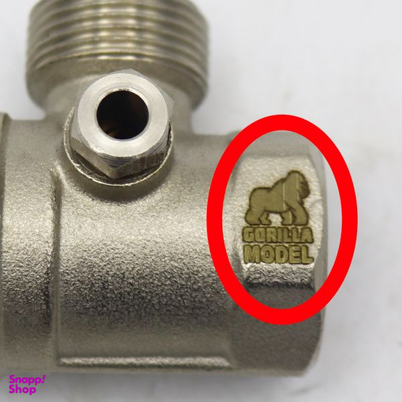 شیر یکطرفه کمپرسور باد صنعتی مدل گوریلا کد YP-BOZORG-1INCH-25MM