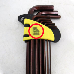 آچار آلن مدل بیگ بر کد YP-6GOSH-TAHGERD-1.5-10MM مجموعه 9 عددی