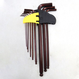 آچار آلن مدل بیگ بر کد YP-6GOSH-TAHGERD-1.5-10MM مجموعه 9 عددی