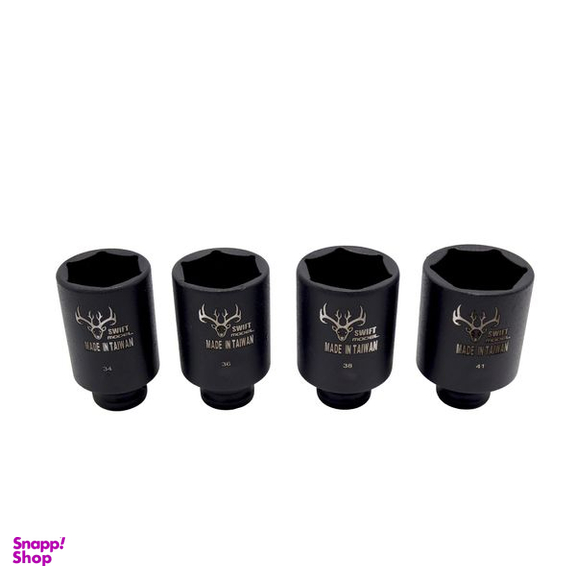 آچار بکس مدل سویفت کد YP-TAIWANI-1/2INCH مجموعه 4 عددی