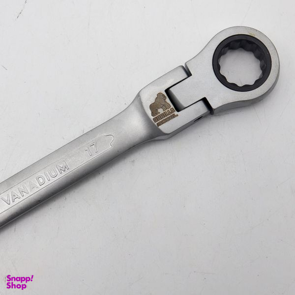 آچار یکسر تخت و یکسر جغجغه ای گوریلا مدل کد YP-TASHO-017MM سایز 17 میلی متر