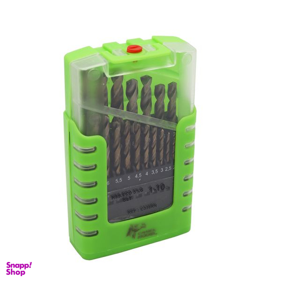 مته آهن کبالت مدل کمل کد YP-W-HSS مجموعه 19 عددی