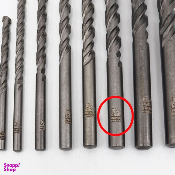مته الماسه گرانیت مدل کوییک کد YP-AL-GRANITE-STEEL سایز 4/14 میلی متر مجموعه 9 عددی