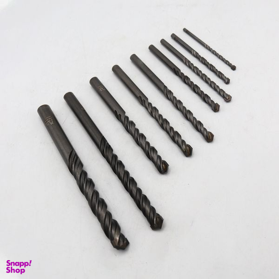 مته الماسه گرانیت مدل کوییک کد YP-AL-GRANITE-STEEL سایز 4/14 میلی متر مجموعه 9 عددی