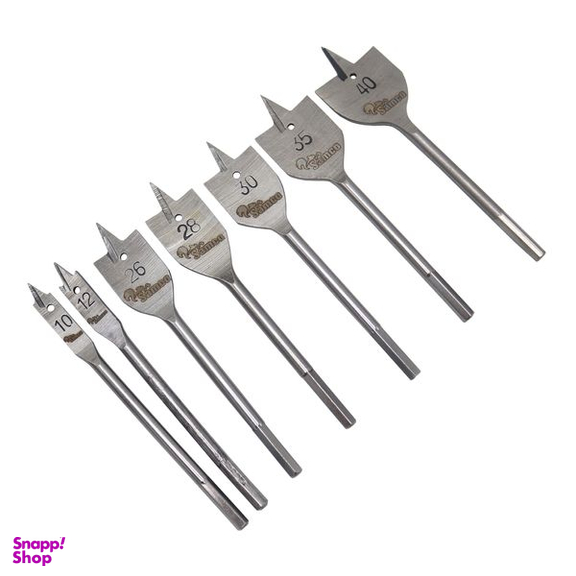 مته برگی سامکو مدل YP102-2628-30-3540MM مجموعه 7 عددی