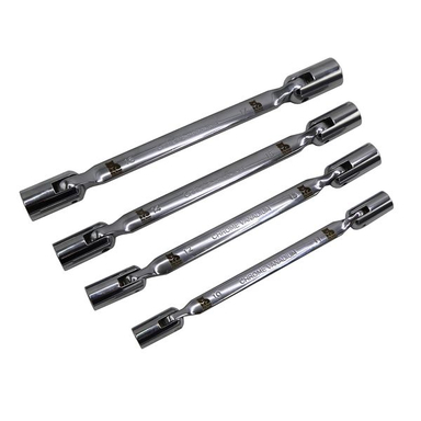 آچار دو سر بکس مدل بیگ بر کد YP-LOLAEI-12PAR-1017 سایز 10-17 میلی متر مجموعه 4 عددی