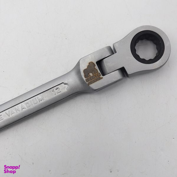 آچار یکسر تخت و یکسر جغجغه ای مدل گوریلا کد YP-TASHO-012MM سایز 12 میلی متر