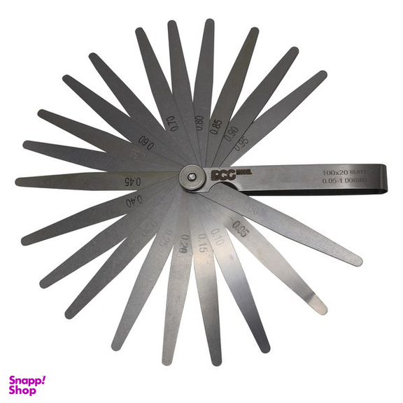 آچار فیلر مدل داگ کد YP-AP-020 مجموعه 20 عددی