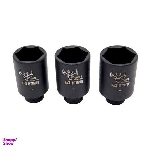 آچار بکس مدل سویفت کد YP-TAIWANI-1/2INCH مجموعه 3 عددی
