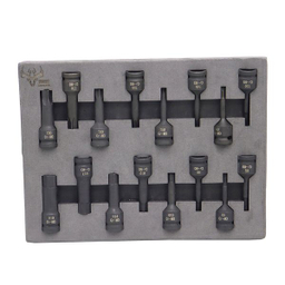 سری آچار بکس آلنی و ستاره ای مدل سویفت کد YP-TURK-T30-T80MM سایز 5-19 میلی متر مجموعه 16عددی