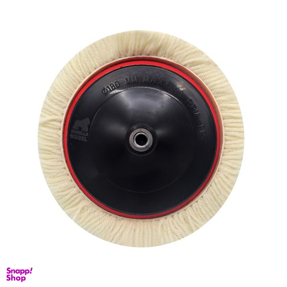 پد پولیش پوست بره مدل گوریلا کد YP-180MM مجموعه 2 عددی