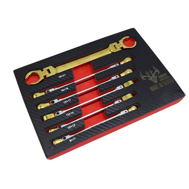 آچار دو سر رینگی مدل سویفت کد YP-TAIWAN-TASHO سایز 9-21 میلی متر مجموعه 6 عددی