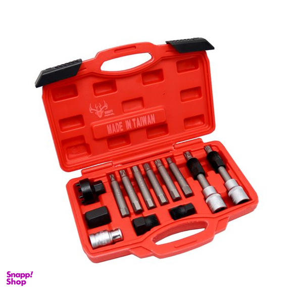 آچار بکس تعمیر دینام مدل سویفت کد YP-TAIWANI-DINAM مجموعه 13 عددی