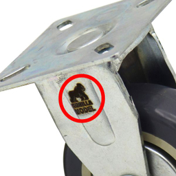 چرخ کفی‌دار مدل گوریلا کد YP-SABET-KAFI-75MM