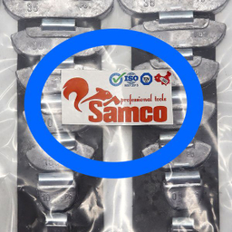 سرب بالانس لاستیک سامکو مدل گیره ای کد YP-5-35GR مجموعه 28 عددی