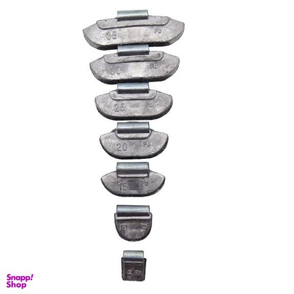 سرب بالانس لاستیک سامکو مدل گیره ای کد YP-5-35GR مجموعه 28 عددی