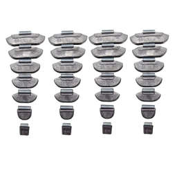سرب بالانس لاستیک سامکو مدل گیره ای کد YP-5-35GR مجموعه 28 عددی