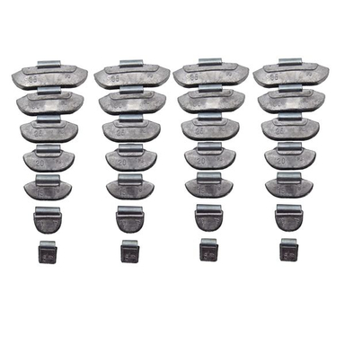 سرب بالانس لاستیک سامکو مدل گیره ای کد YP-5-35GR مجموعه 28 عددی