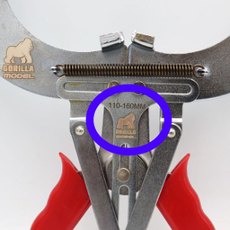 انبر رینگ بازکن مدل گوریلا کد YP-KAMIYOONI-110-160MM