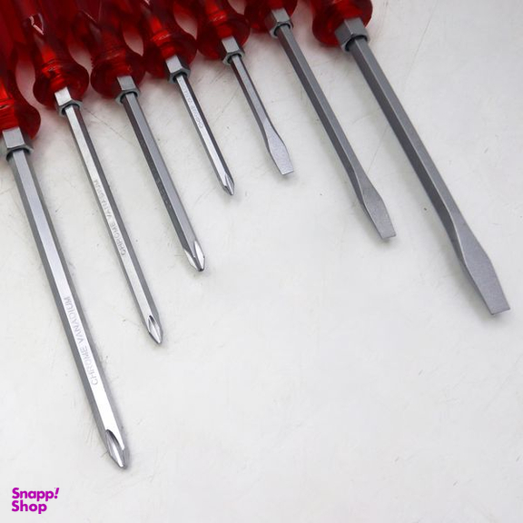 پیچ گوشتی ضربه خور دوسو و چهارسو اس تی ای (S.T.A) مدل YP-07S مجموعه 7 عددی