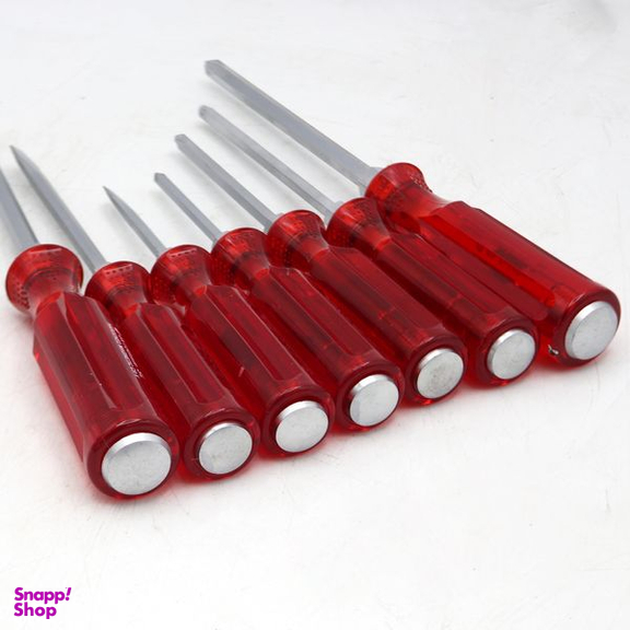 پیچ گوشتی ضربه خور دوسو و چهارسو اس تی ای (S.T.A) مدل YP-07S مجموعه 7 عددی