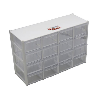 جعبه نظم دهنده ابزار سامکو مدل 16 کشو طرح کریستالی کد YP-M16-30x20x12CM