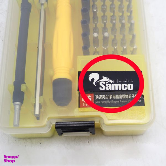 سری پیچ گوشتی سامکو کد YPR-046 مجموعه 46 عددی