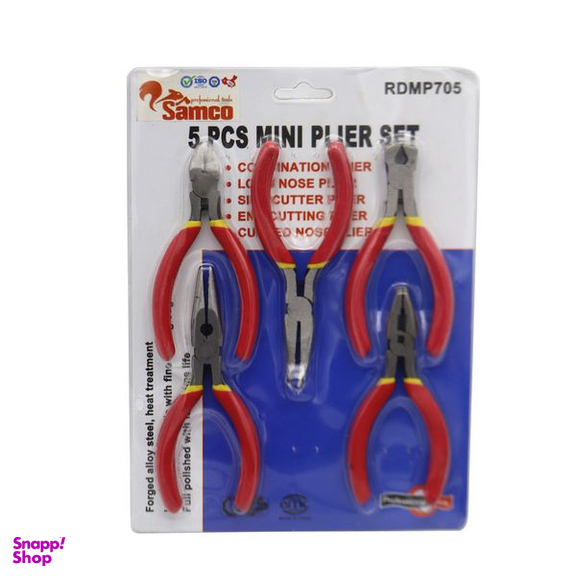 انبر سامکو مدل YP-4.5-5INCH مجموعه 5 عددی