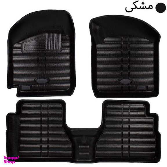 کفپوش سه بعدی خودرو بابل کارپت مدل ECCO مناسب برای پراید صبا