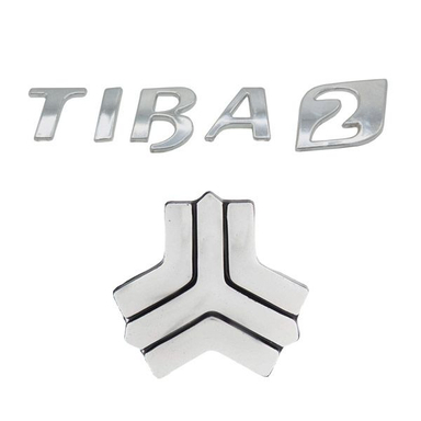 آرم صندوق عقب خودرو قطعه سازان کبیر مدل ARM-TIBA2-506 مناسب برای تیبا 2 مجموعه 2 عددی