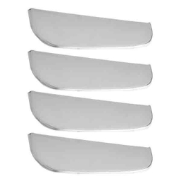 قاب روی دستگیره درب خودرو قطعه سازان کبیر مدل GHB-TIBA-776 مناسب برای تیبا مجموعه 4 عددی