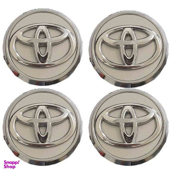 درپوش رینگ قطعه سازان کبیر مدل RING-TOY-943 مناسب برای تویوتا مجموعه 4 عددی