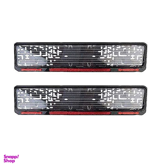 قاب پلاک خودرو مدل dan201 بسته دو عددی