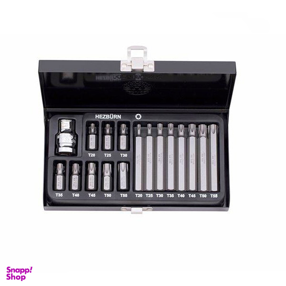 سر پیچ گوشتی ستاره ای هزبرن (Hezburn) مدل 114017 مجموعه 17 عددی