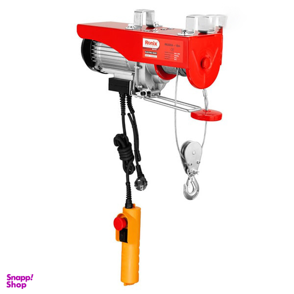 جرثقیل سقفی برقی رونیکس (Ronix) مدل RH-4131 وزن 300 کیلوگرم سایز 18 متر