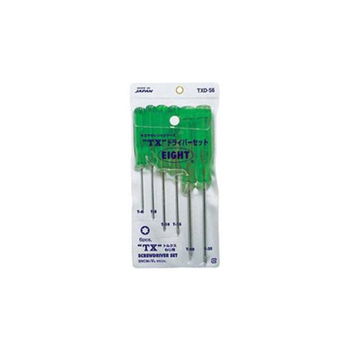 پیچ گوشتی ستاره ای آلنی ایت (Eight) مدل TXD-S6 مجموعه 6 عددی