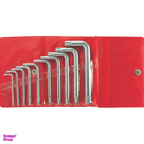 آچار آلن ستاره ای کوتاه ایت (Eight) مدل TXL-10 مجموعه 10 عددی