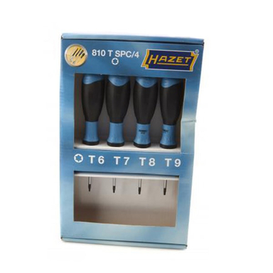 پیچ گوشتی ستاره ای هازت (Hazet) مدل 810T SPC-4 مجموعه 4 عددی