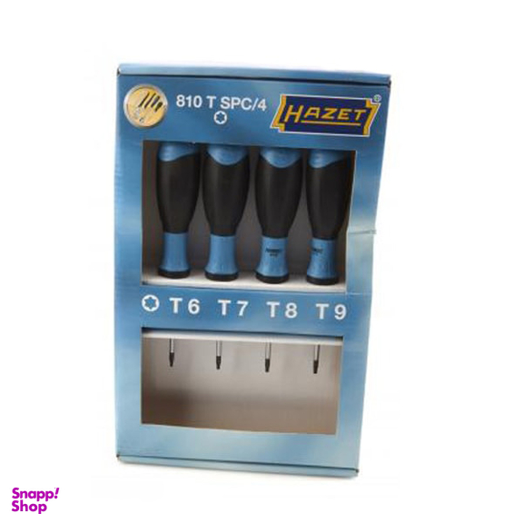 پیچ گوشتی ستاره ای هازت (Hazet) مدل 810T SPC-4 مجموعه 4 عددی